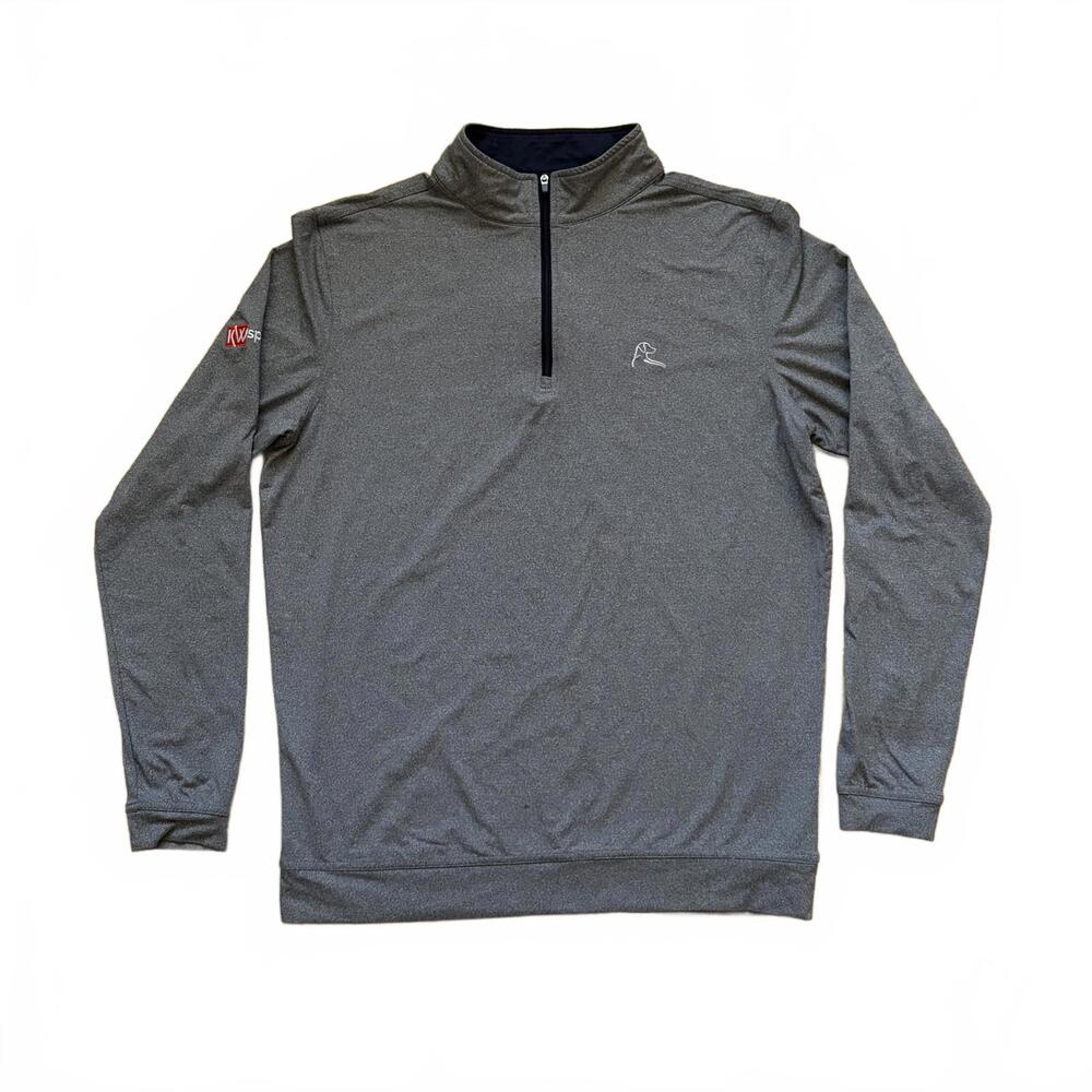 Rhoback Heather Performance Q-Zip Pullover Sweate… - image 1